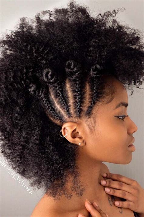 faux hawk on black hair|natural hair faux hawk.